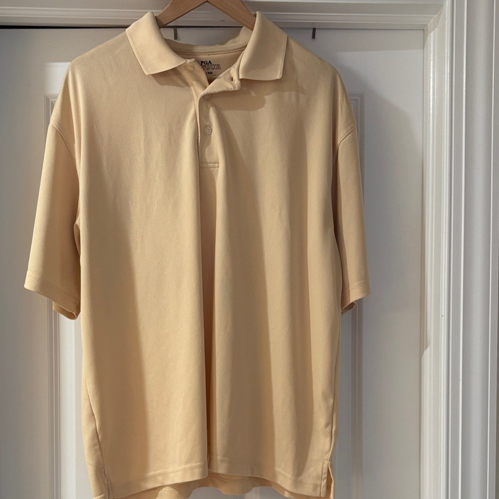 PGA Tour Yellow Polo Shirt